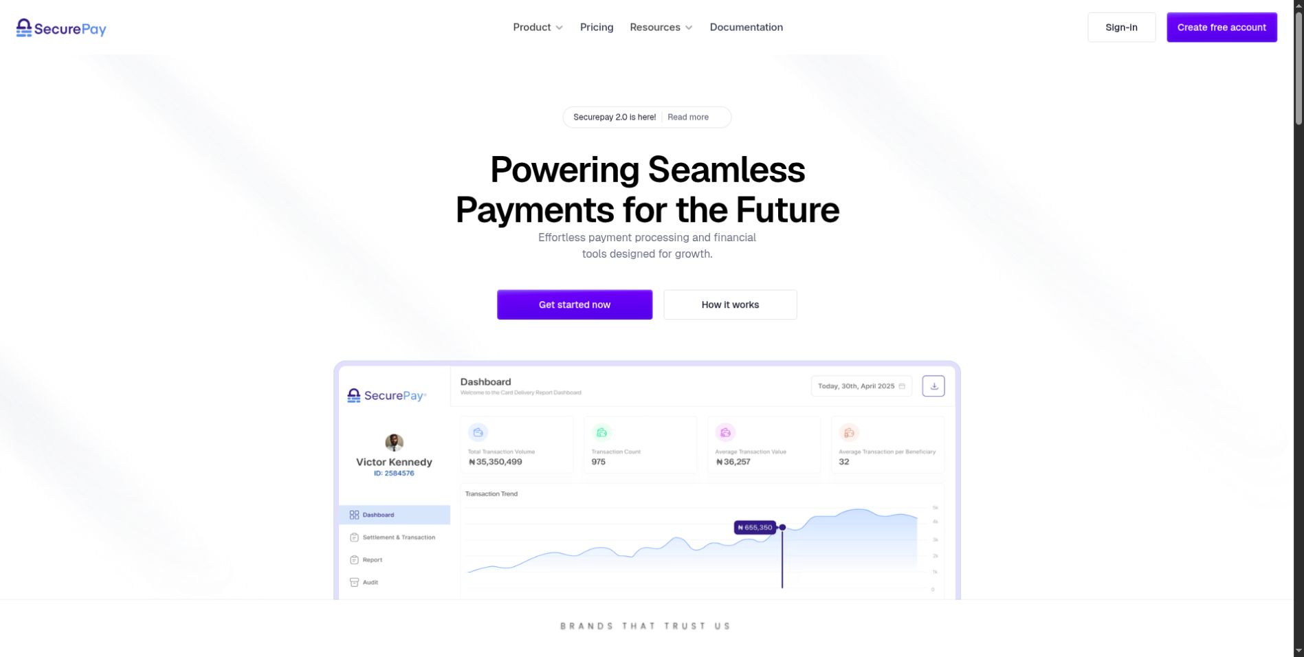 GetSecurePay AI website screenshot